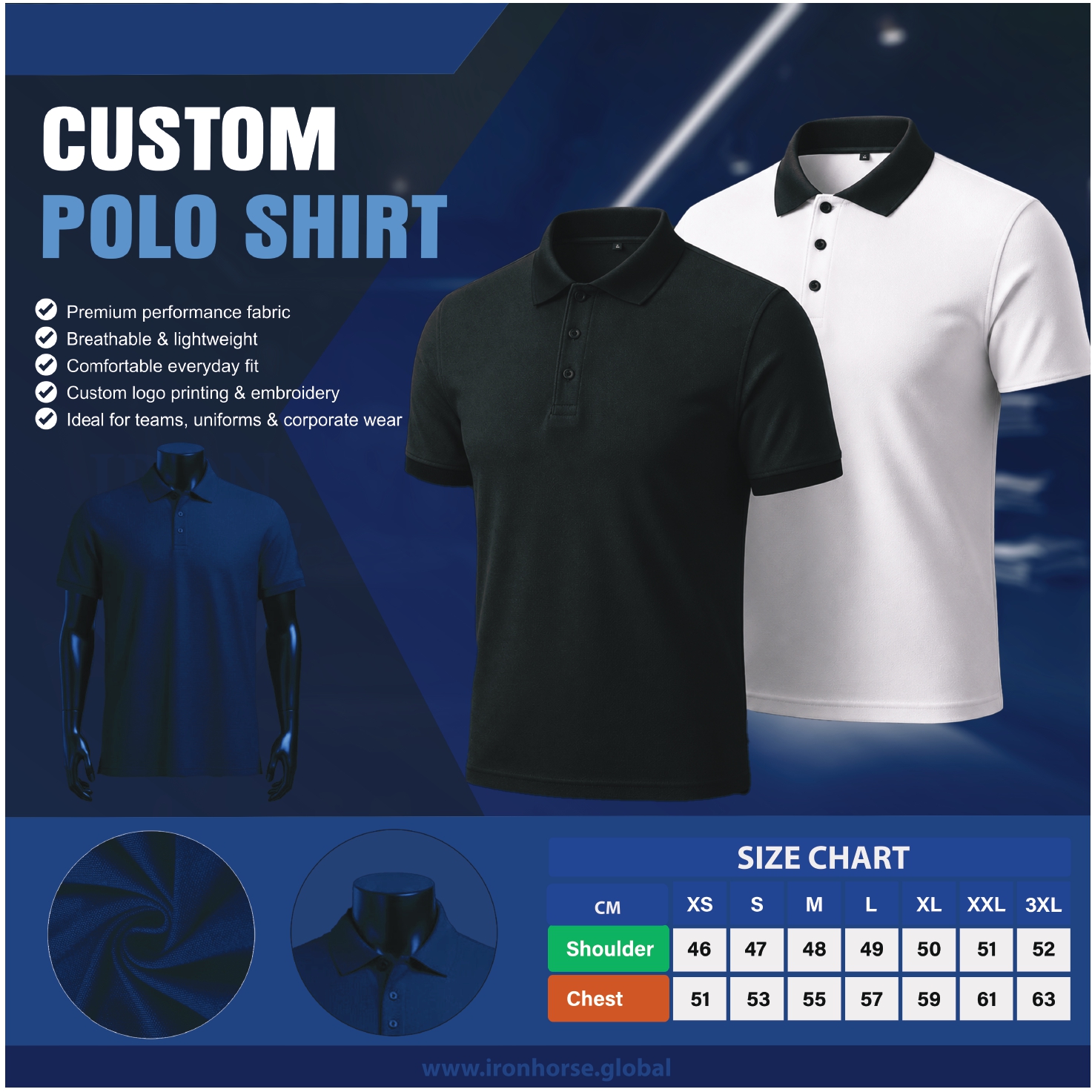 Classic Cotton Blend Piqué Polo Shirt - Ảnh 2